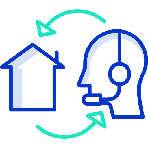 Customer support user microphone customer support icon