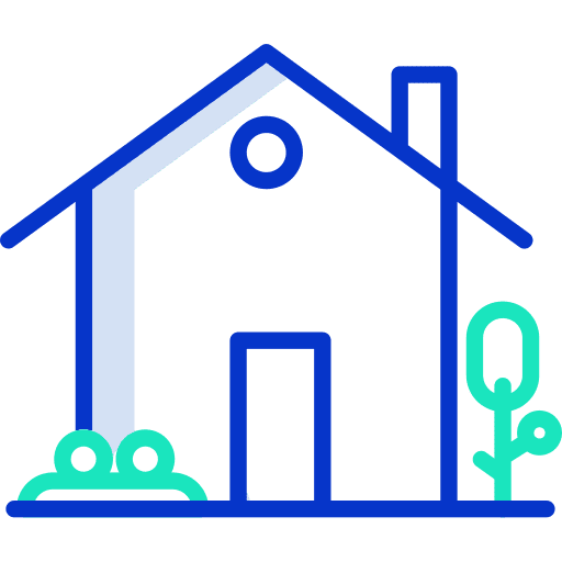 Home construction real estate house icon