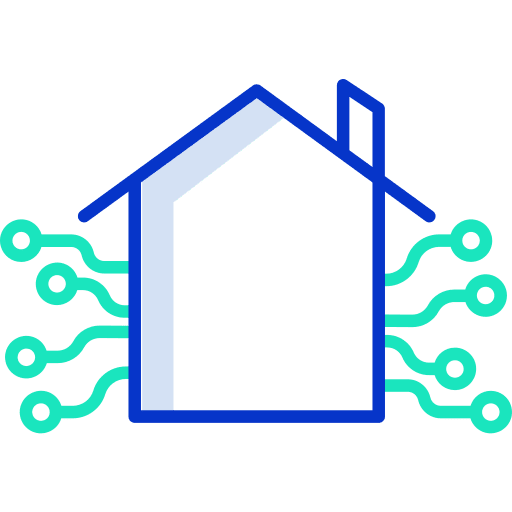 Smart home technological technology electronics icon