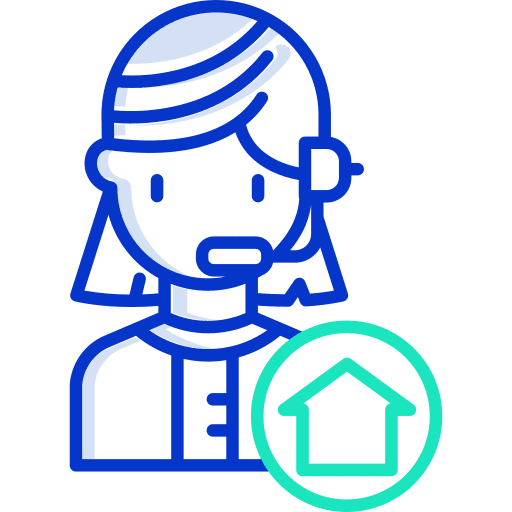 Customer support communications user support icon