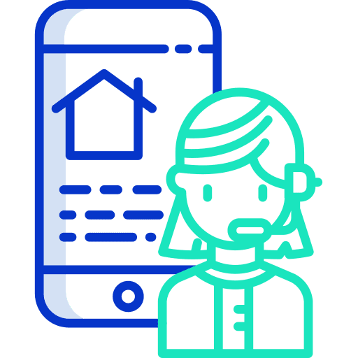 Customer support support real estate microphone icon