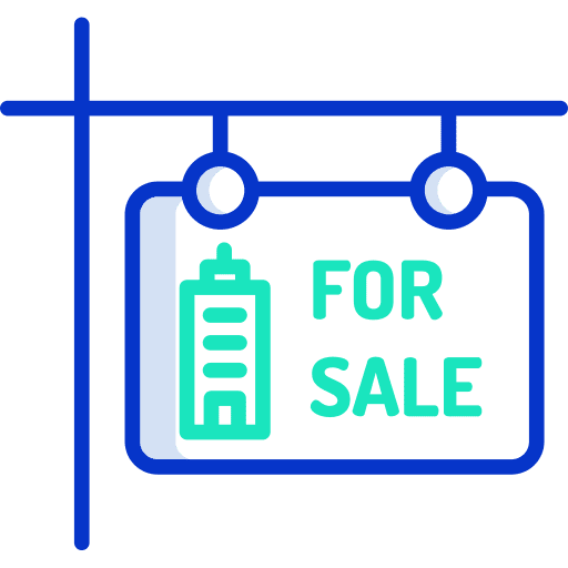 For sale commerce signaling business icon