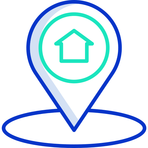 Home location home signs icon