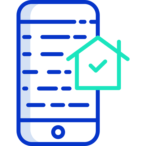 Artboard electronics real estate mobile icon