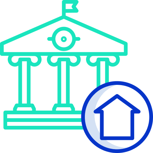 Bank bank banking money icon