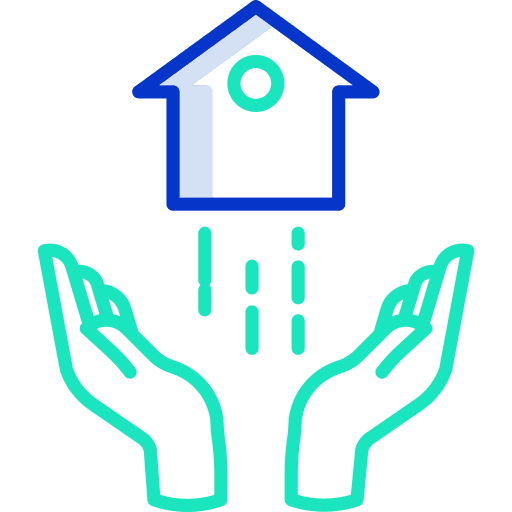 Real estate architecture and city building home icon