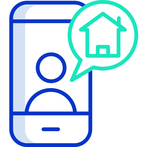 Search real estate searching home icon