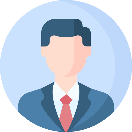 Profile picture formal executive icon