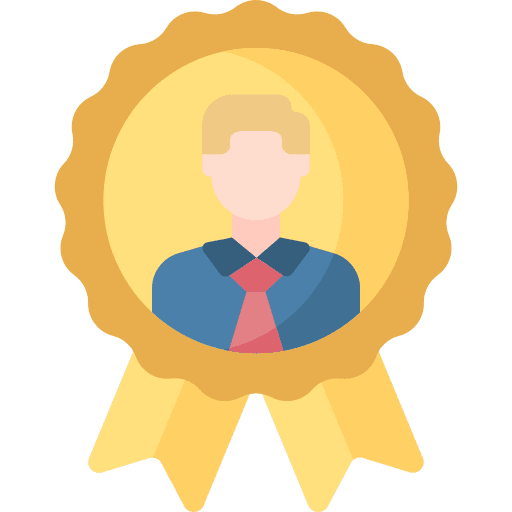 Achievement certification achievement employee icon Achievement certification achievement employee icon