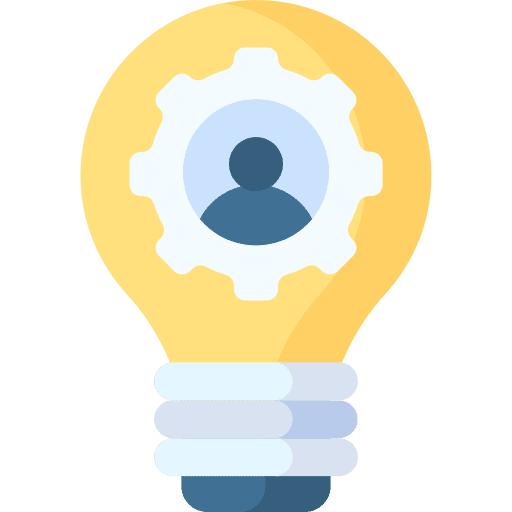Skill professions and jobs user light bulb icon Skill professions and jobs user light bulb icon