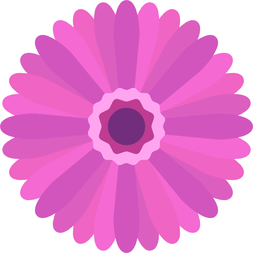 Gerbera gerbera flower petals icon Gerbera gerbera flower petals icon