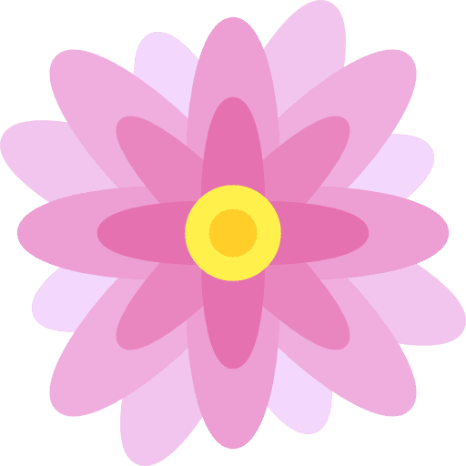 Nymphea botanical blossom petals icon Nymphea botanical blossom petals icon