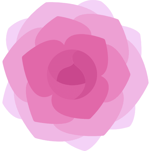Peony petals peony nature icon