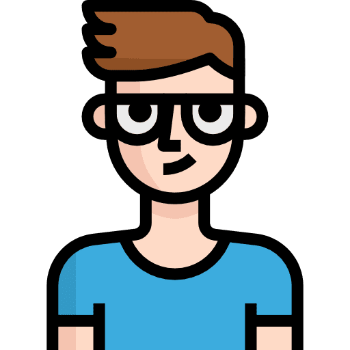 Boy young man user young icon