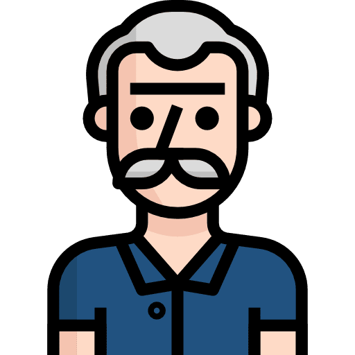 Man avatar people elder icon