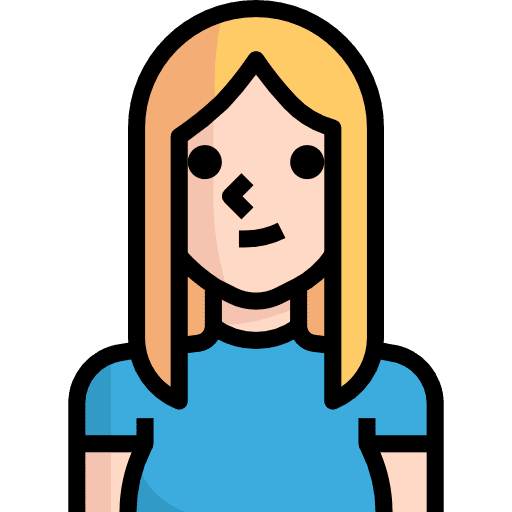 Woman avatar young people icon