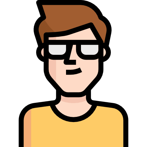Man glasses avatar user icon Man glasses avatar user icon