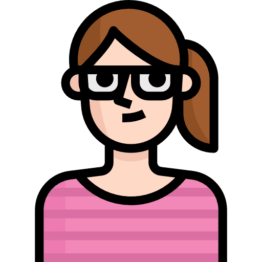 Woman glasses young woman icon Woman glasses young woman icon