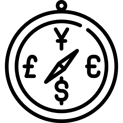 Compass business and finance business compass icon