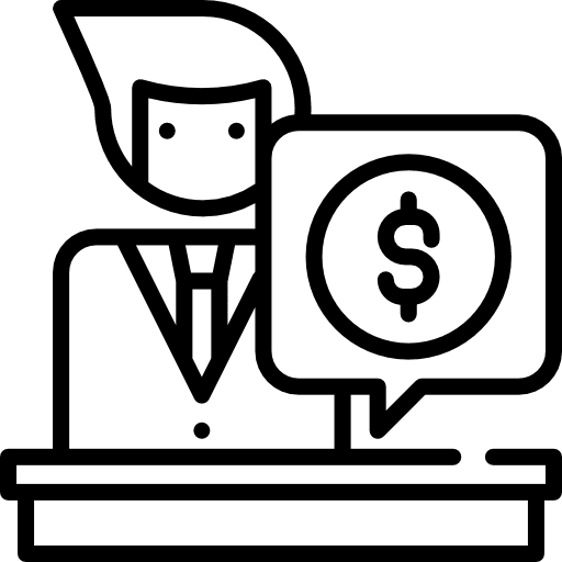 Presentation money businessman humanpictos icon Presentation money businessman humanpictos icon