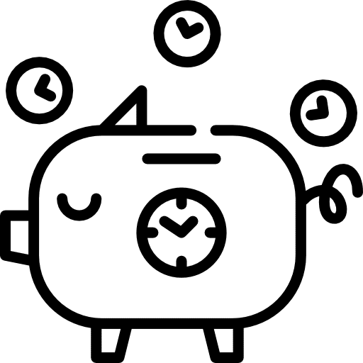 Savings piggy bank business and finance coin icon Savings piggy bank business and finance coin icon