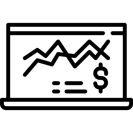 Analysis business and finance statistics bar graph icon Analysis business and finance statistics bar graph icon