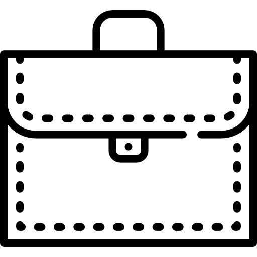 Briefcase portfolio business suitcase icon Briefcase portfolio business suitcase icon