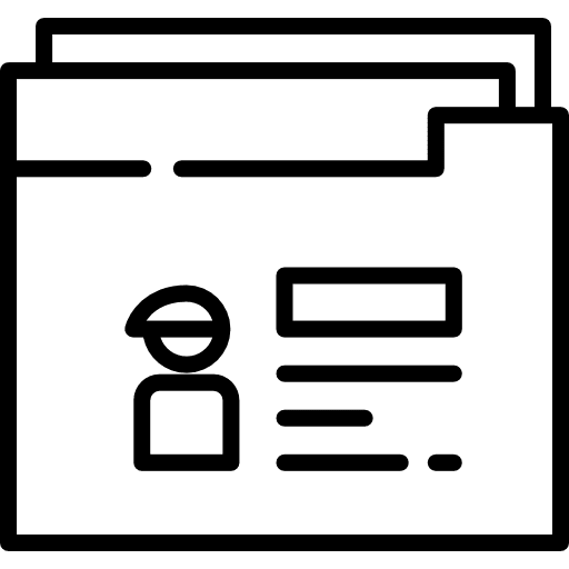 Folder files and folders interface data storage icon Folder files and folders interface data storage icon