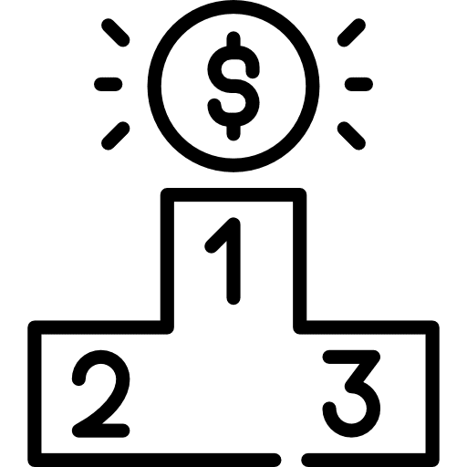 Winner money podium leaderboard icon Winner money podium leaderboard icon