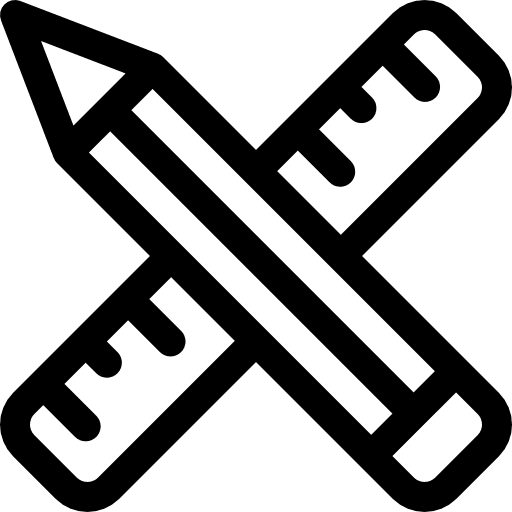 Design triangle measuring graphic tool icon Design triangle measuring graphic tool icon