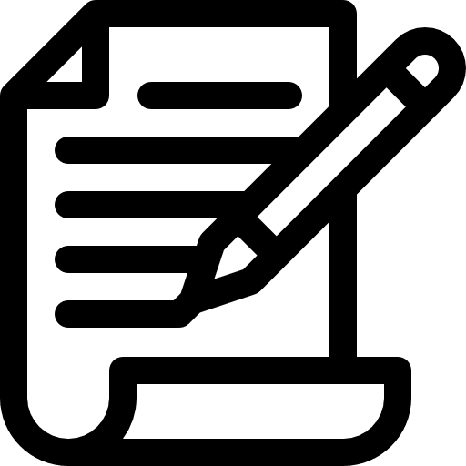 Project graphic design briefing files icon