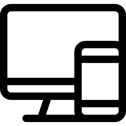 Responsive technology communications responsive icon Responsive technology communications responsive icon