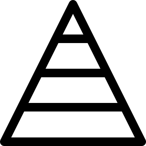 Pyramid business diagrams pyramid chart icon Pyramid business diagrams pyramid chart icon