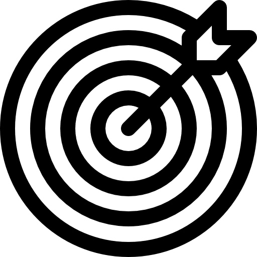 Target weapons targeting darts icon Target weapons targeting darts icon