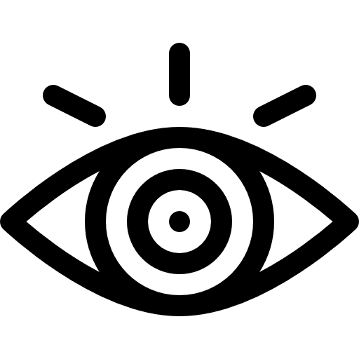 View visibility ophthalmology optical icon View visibility ophthalmology optical icon