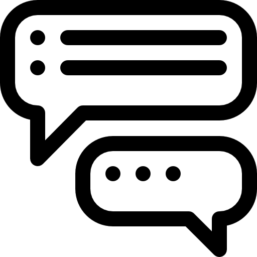 Conversation conversation bubble speech communications icon Conversation conversation bubble speech communications icon