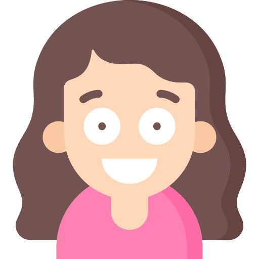 Excited curly hair smileys emoji icon