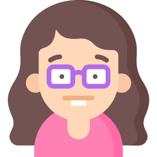 Nerd nerd emoji woman icon