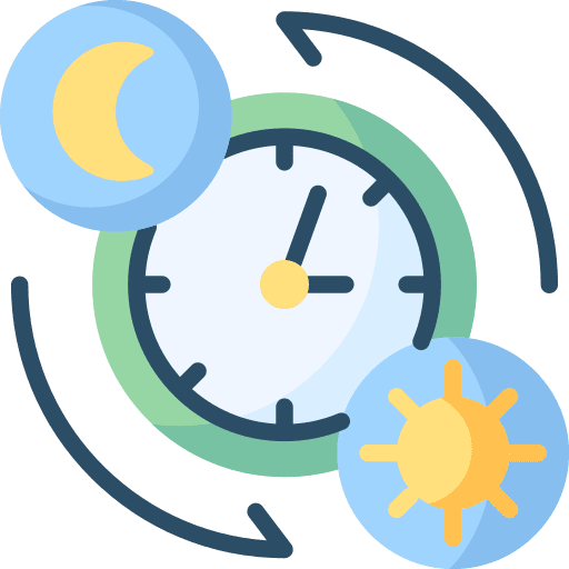 Day and night day and night time watch icon