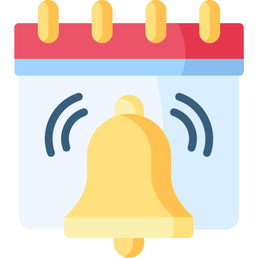 Reminder remind notification calendar icon