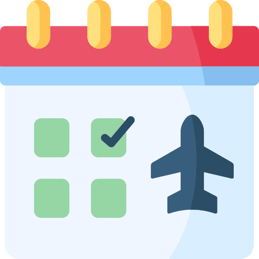 Travel calendar administration travel icon Travel calendar administration travel icon