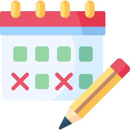 Organize date document note icon Organize date document note icon