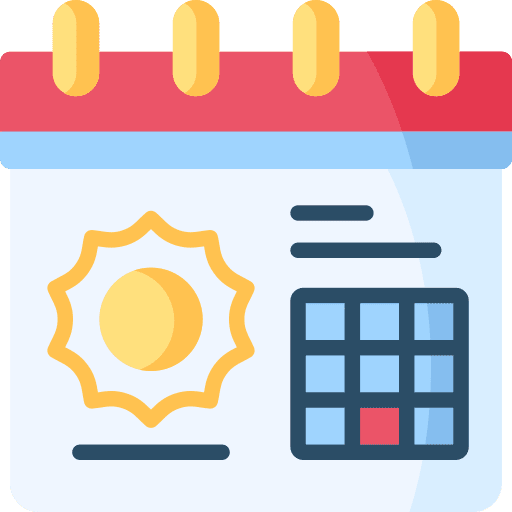 Summer summer holidays summer schedule icon Summer summer holidays summer schedule icon