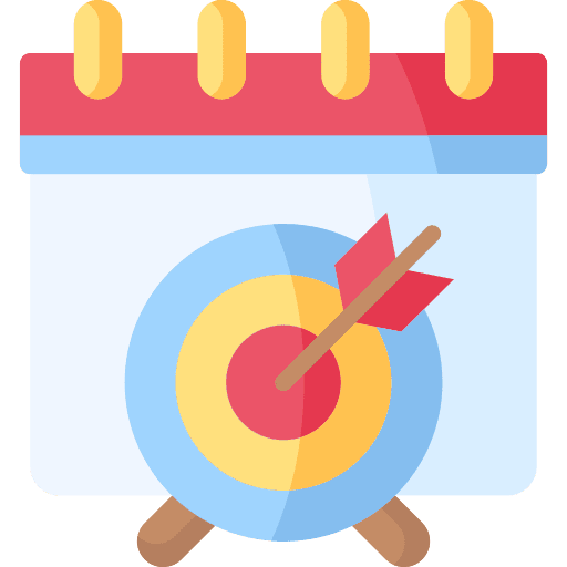 Target deadline date target icon Target deadline date target icon