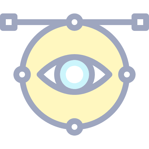 Design graphic design vision interface icon Design graphic design vision interface icon