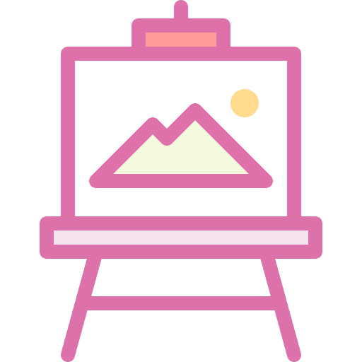 Canvas painter picture artboard icon Canvas painter picture artboard icon