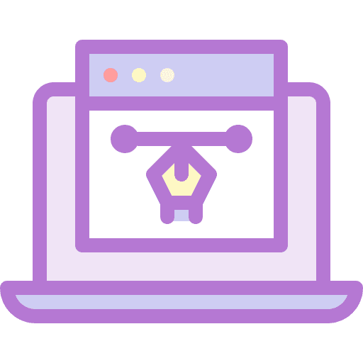 Web design designer laptop web design icon Web design designer laptop web design icon