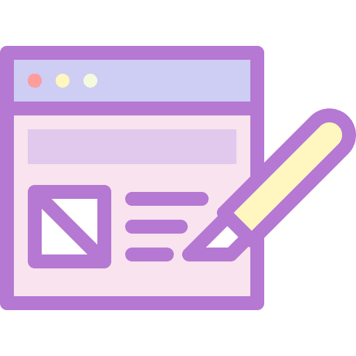 Web design website content layout web design icon Web design website content layout web design icon