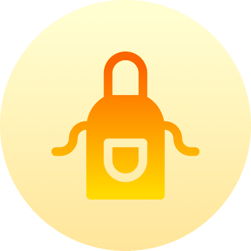 Apron cooker food food and restaurant icon Apron cooker food food and restaurant icon