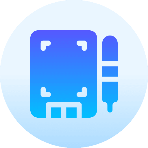 Drawing tablet tablet drawing tablet technology icon